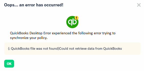 Fix QuickBooks Desktop Error