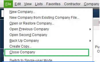 Close Company File User
